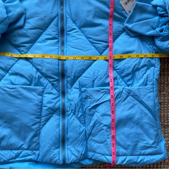 NEW Free People Emmy Swing Puffer Jacket In Capri Blue - Picture 8 of 12